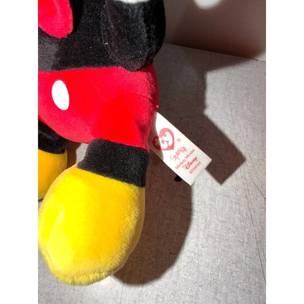 Disney Co. Mickey Mouse Hug Mees Squishmallows & Ty Beanie Babies Sparkle Mickey